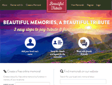 Tablet Screenshot of beautifultribute.com